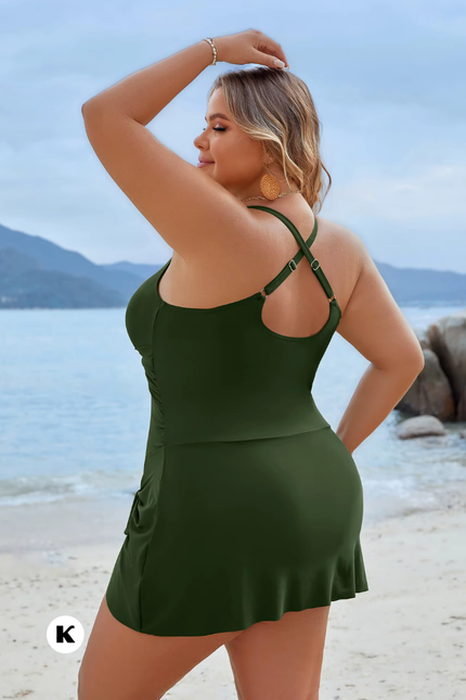 High waisted push up model badpak