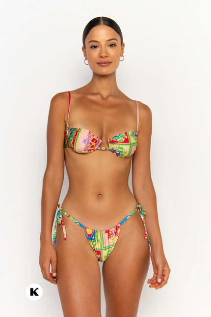 Push up model padded stijl high waisted bikini