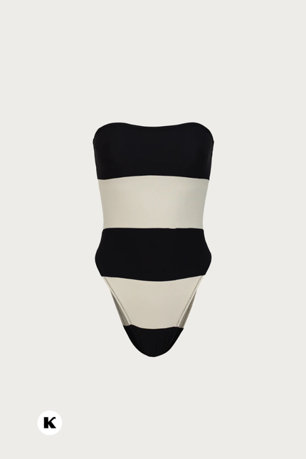 Zebra print model badeau stijl badpak