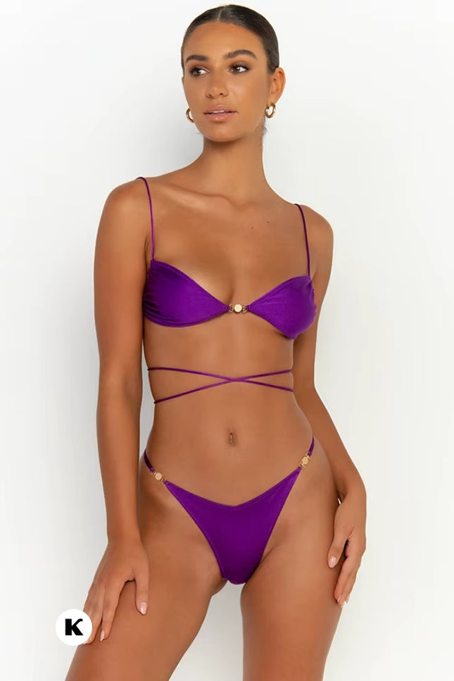 Ties model nieuwe thong stijl bikini