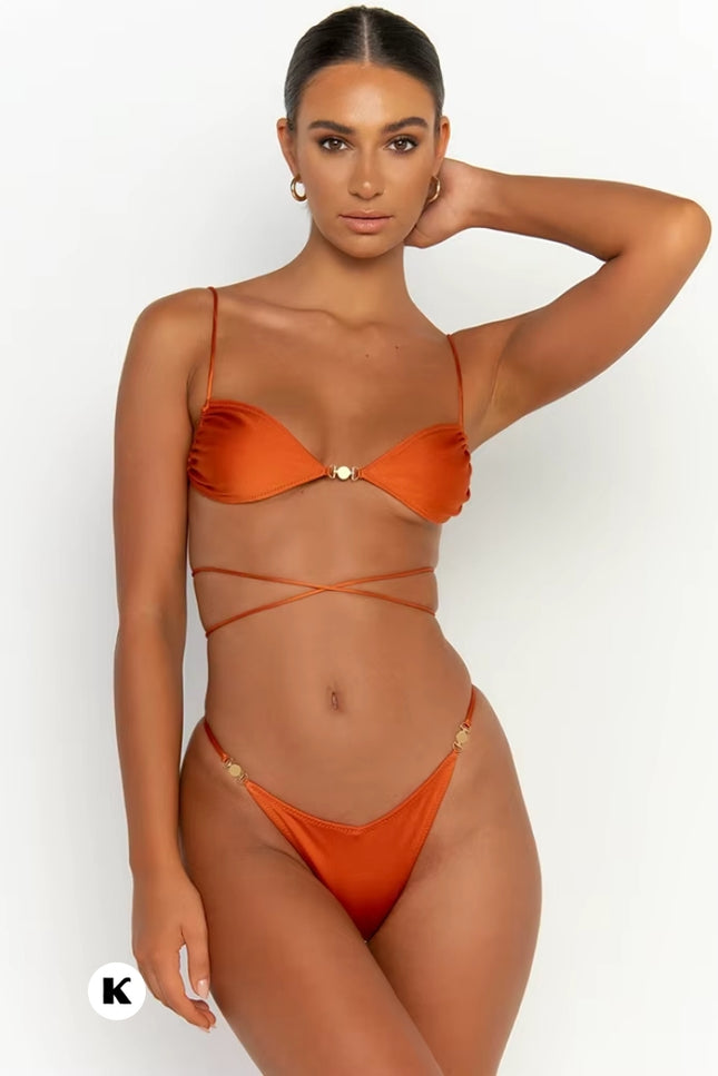 Ties model nieuwe thong stijl bikini