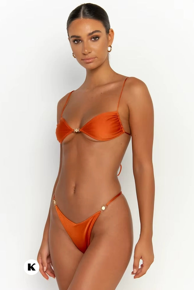 Ties model nieuwe thong stijl bikini