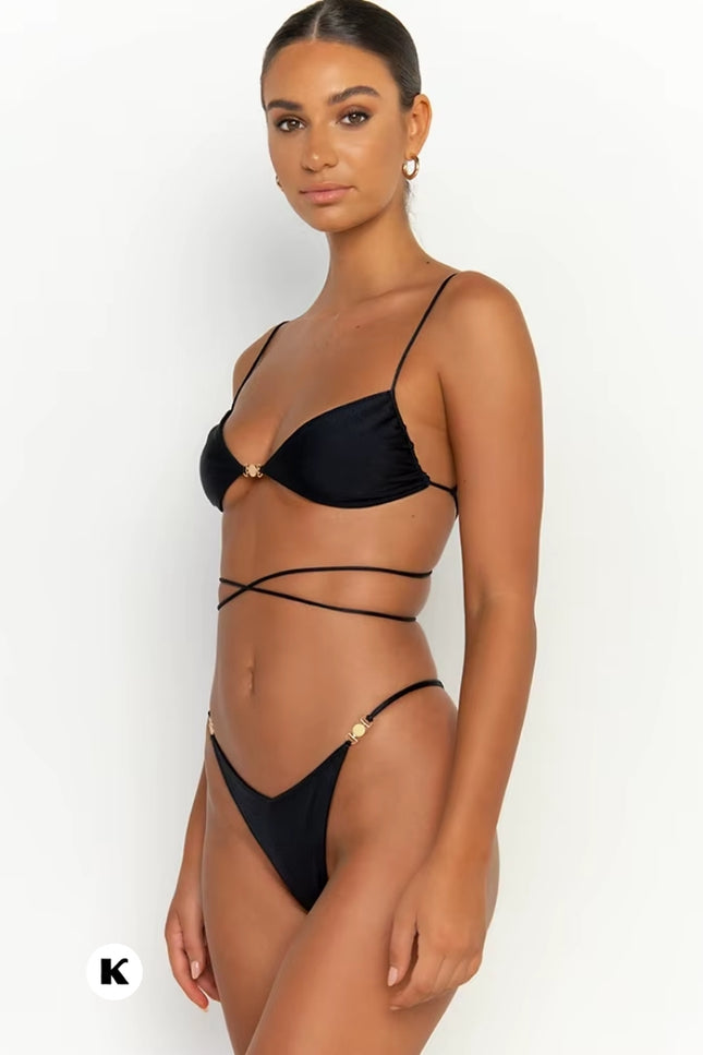 Ties model nieuwe thong stijl bikini