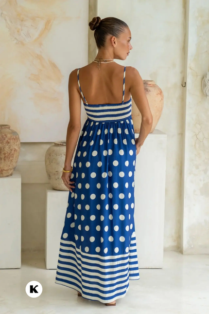 Printed model elegante fashionable boho jurk