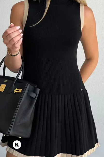 Sportieve high end model high waisted jurk (video)