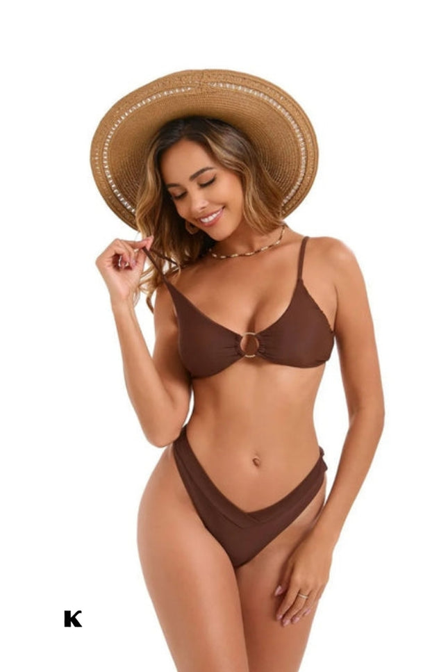 Ring model double layer stijl bikini