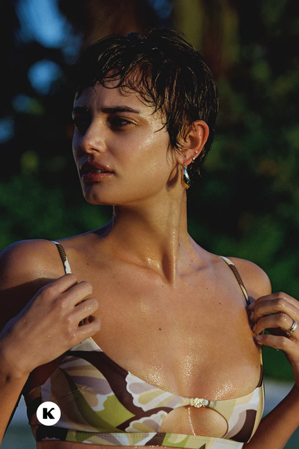 Hollow out model bikini