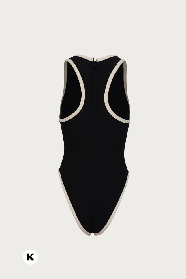High neck model suit stijl badpak