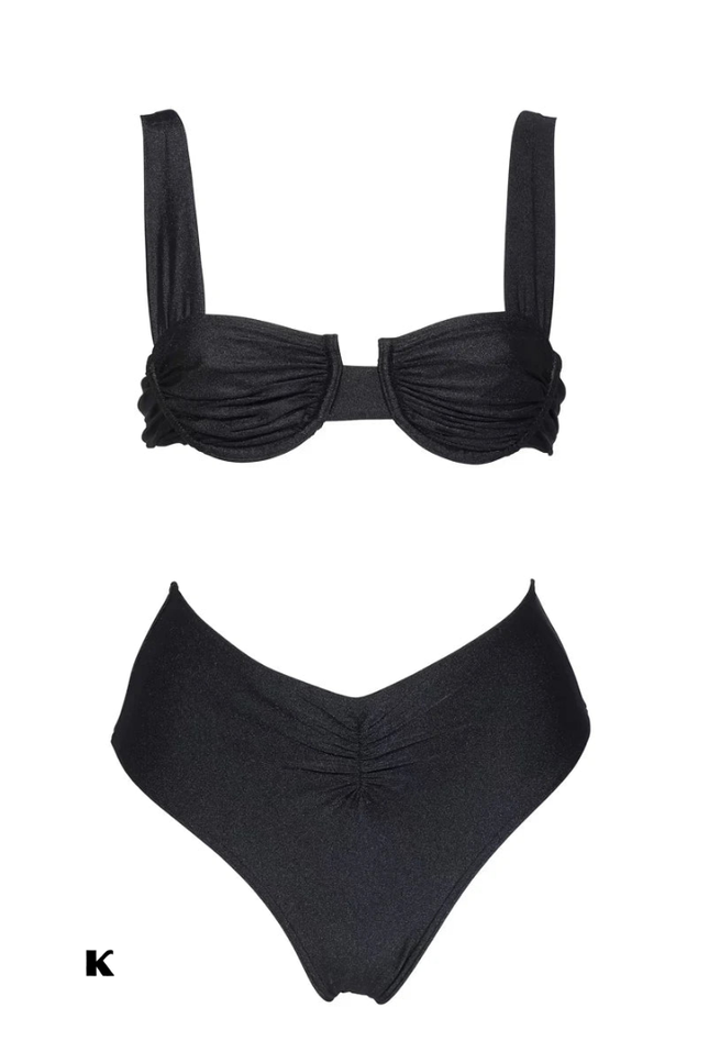 Push up effen model high waisted bikini