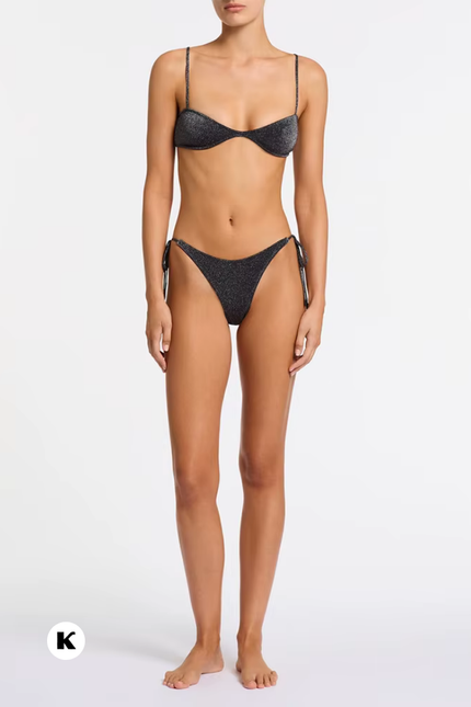Swing model shiny brazilian bikini