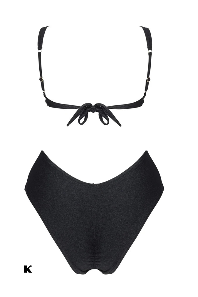 Push up effen model high waisted bikini