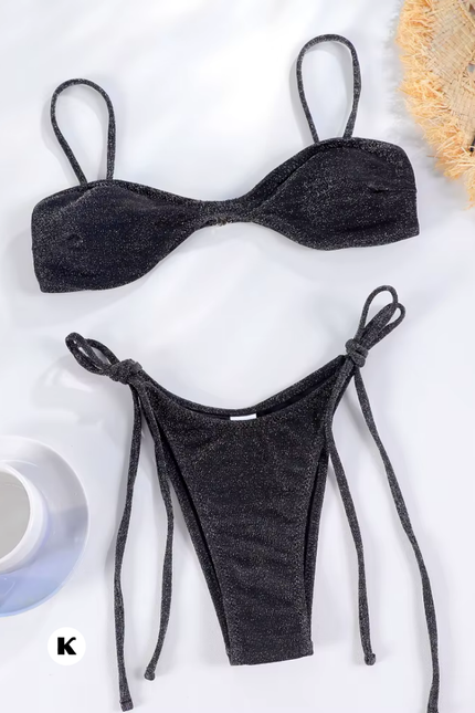 Swing model shiny brazilian bikini