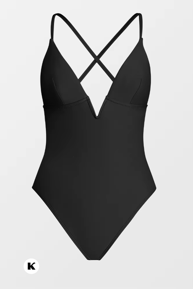 V wire cross back model badpak