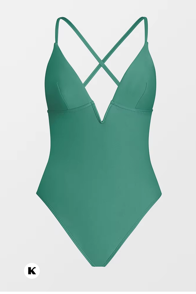 V wire cross back model badpak