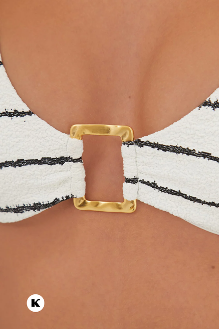 Chic stand ring design model bikini