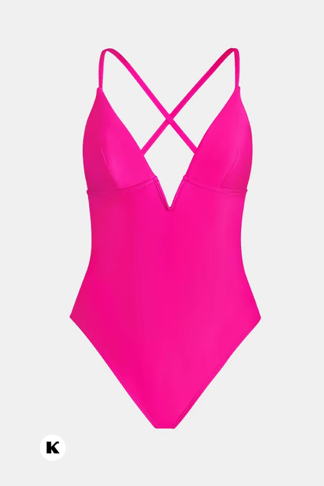 V wire cross back model badpak