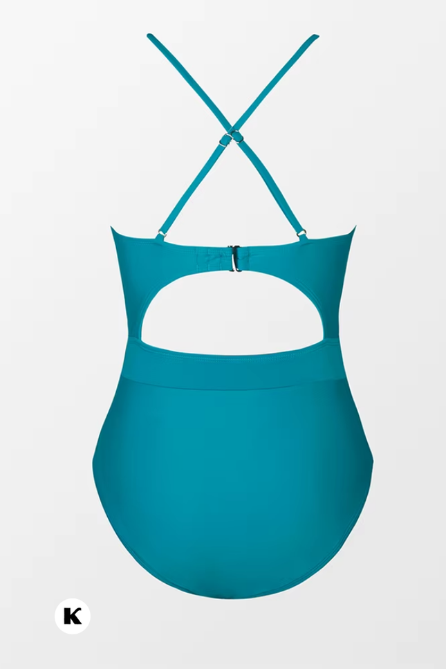 Cut out drawstring backless model badpak