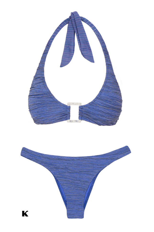 Chic stand ring design model bikini