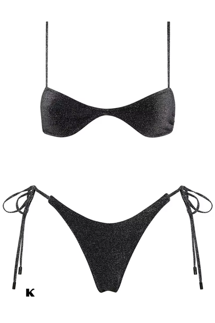 Swing model shiny brazilian bikini