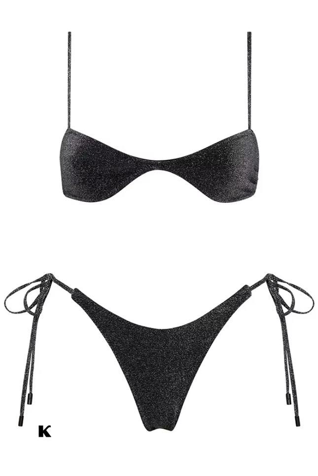 Swing model shiny brazilian bikini