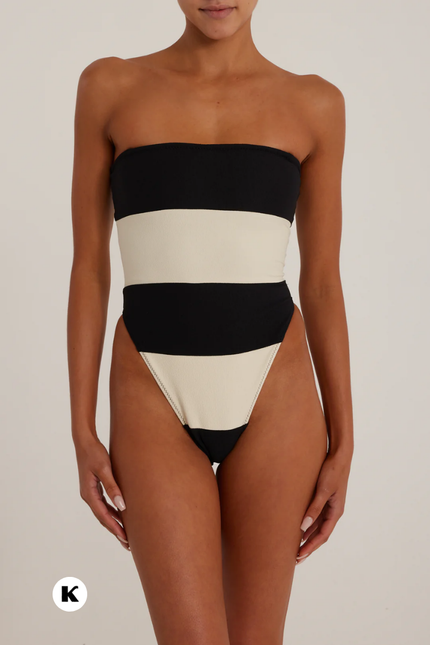 Zebra print model badeau stijl badpak