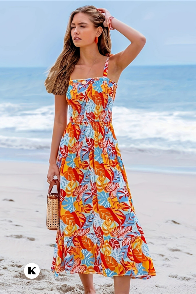 Cold shoulder model slash neck stijl jurk