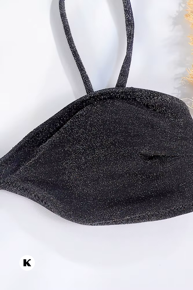 Swing model shiny brazilian bikini