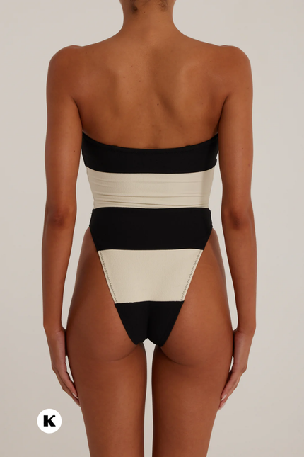 Zebra print model badeau stijl badpak