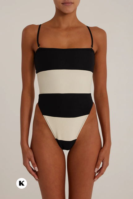 Zebra print model badeau stijl badpak