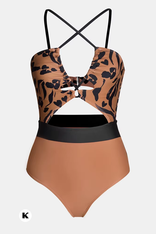 Cut out drawstring backless model badpak