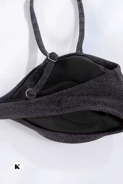 Swing model shiny brazilian bikini